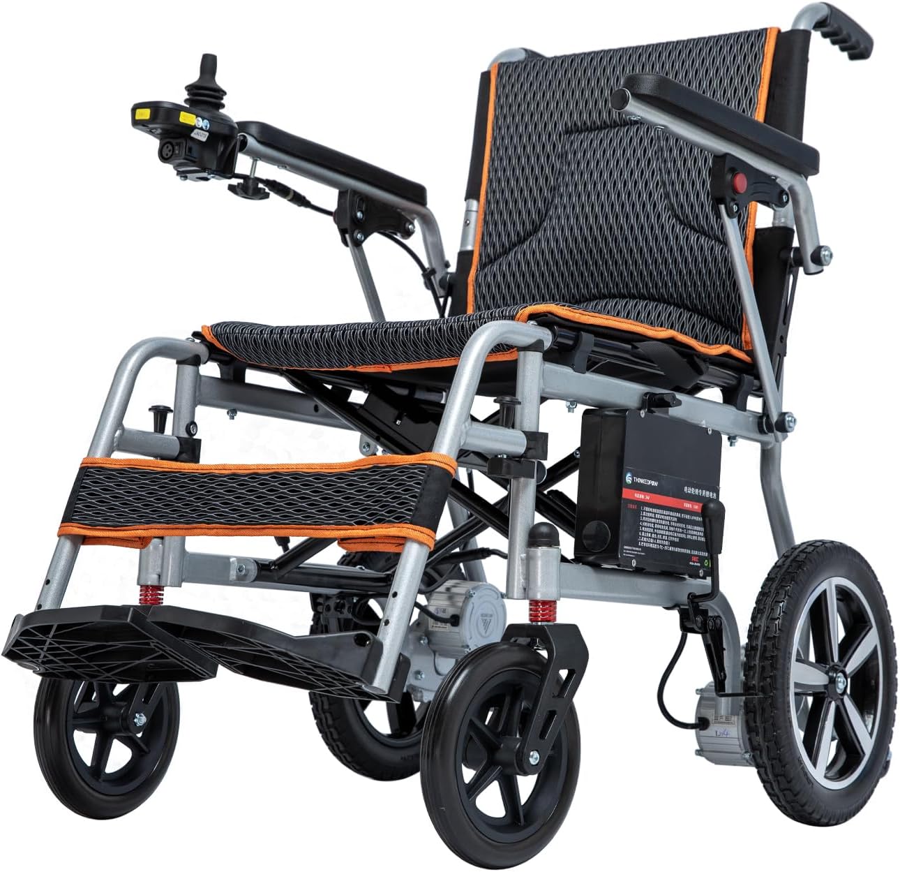 Ultra Lightweight Foldable Electric Wheelchair for Adults, 33 lb Portable Power Chair – view 14