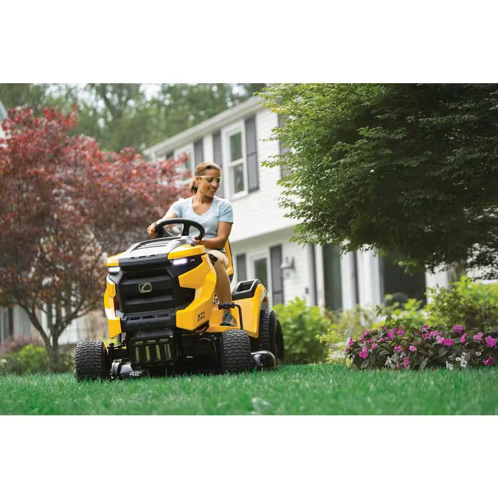 42-Inch Gas Riding Lawn Tractor with 19.5 HP Engine & Hydrostatic Drive – view 2