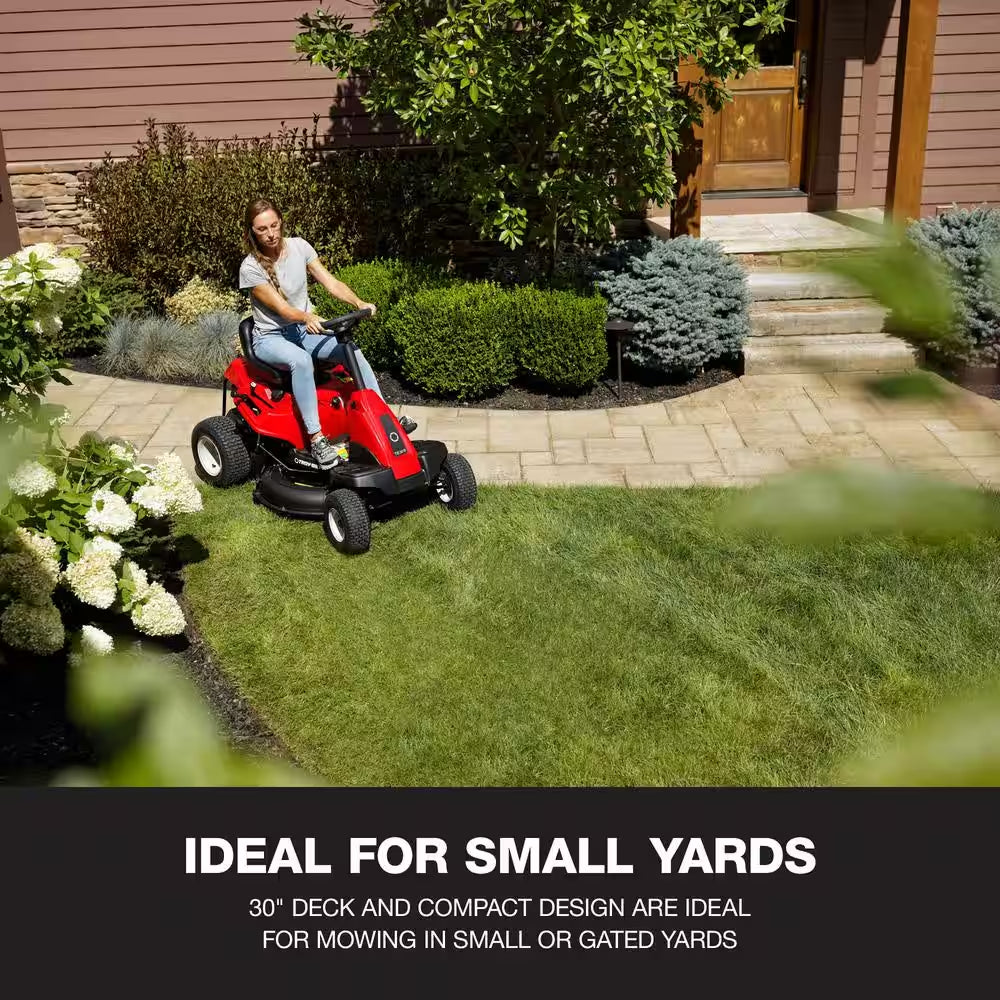 30-Inch Gas Rear Engine Riding Lawn Mower with 10.5 HP Engine, 6-Speed Manual Drive – view 7
