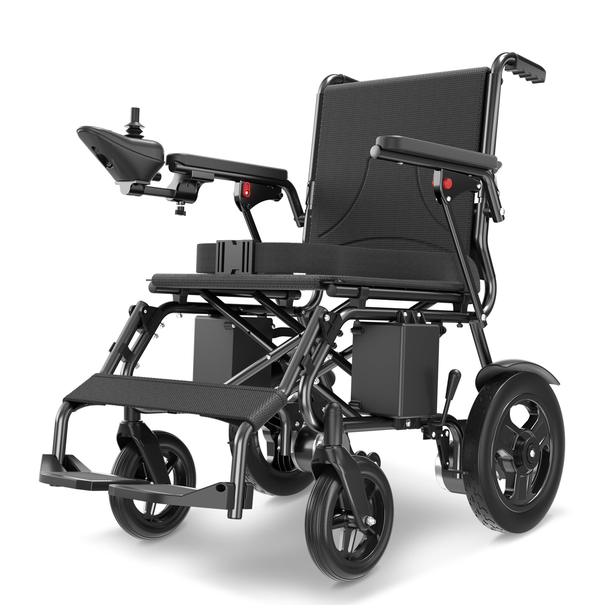 Ultra Lightweight Foldable Electric Wheelchair - 18+ Mile Range, Carbon Fiber & Aluminum Frame, Portable All-Terrain Power Chair – view 14
