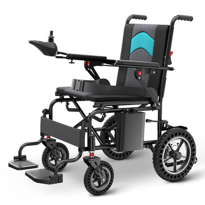 Ultra Lightweight Foldable Electric Wheelchair - 18+ Mile Range, Carbon Fiber & Aluminum Frame, Portable All-Terrain Power Chair – view 13