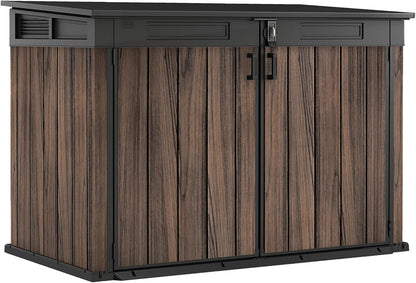 Horizontal Storage Shed with Hydraulic Lid, Double Doors & Lockable Design – view 10
