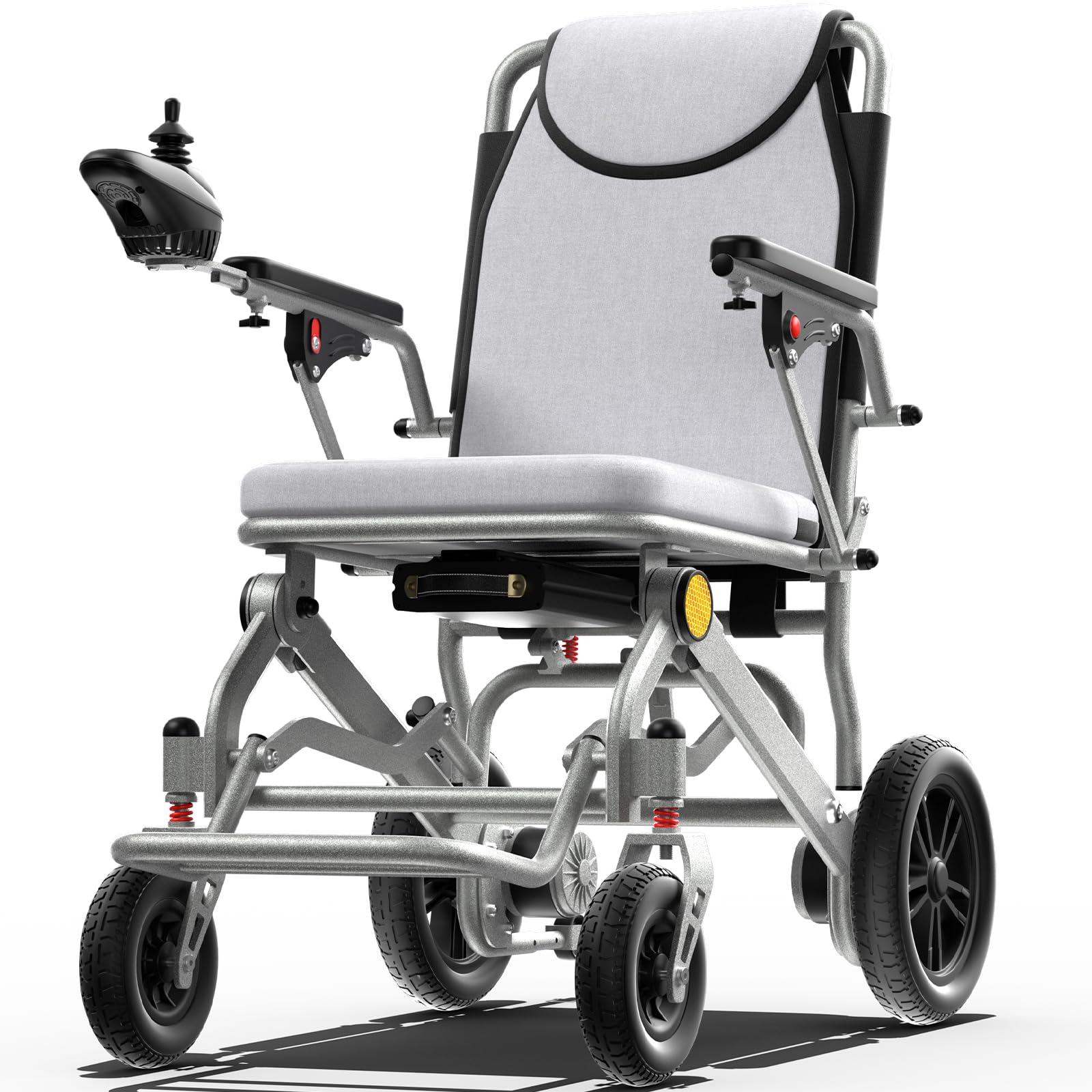 Ultra Lightweight Foldable Electric Wheelchair - 18+ Mile Range, Carbon Fiber & Aluminum Frame, Portable All-Terrain Power Chair – view 9