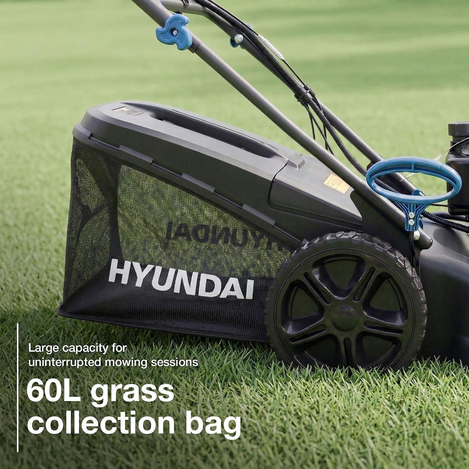 20-Inch Self-Propelled Petrol Lawn Mower with Electric Start, 196cc Engine – view 3
