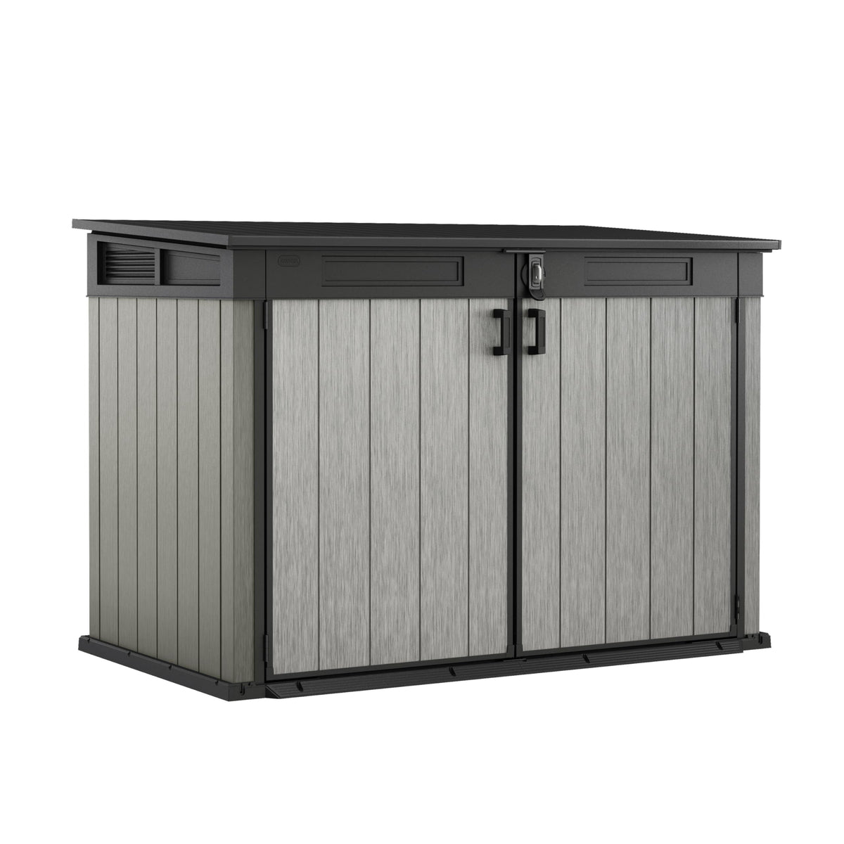 Horizontal Storage Shed with Hydraulic Lid, Double Doors & Lockable Design – view 11