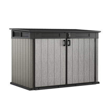 Horizontal Storage Shed with Hydraulic Lid, Double Doors & Lockable Design – view 11