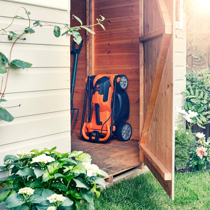 24V Cordless Lawn Mower, 34cm Cutting Width, 2×4Ah Batteries, Fast Charger, 32L Grass Box, 6 Cutting Heights – view 6