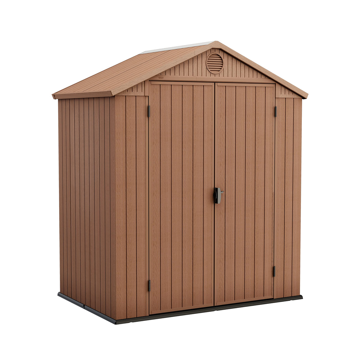 6 x 8 ft Outdoor Garden Storage Shed with Double Doors, Window & Heavy-Duty Floor Panel – view 16