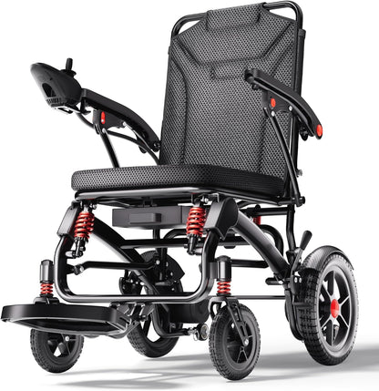 Ultra Lightweight Foldable Electric Wheelchair for Adults, 25 Mile Range, Portable All-Terrain Power Chair with 360° Joystick – view 10